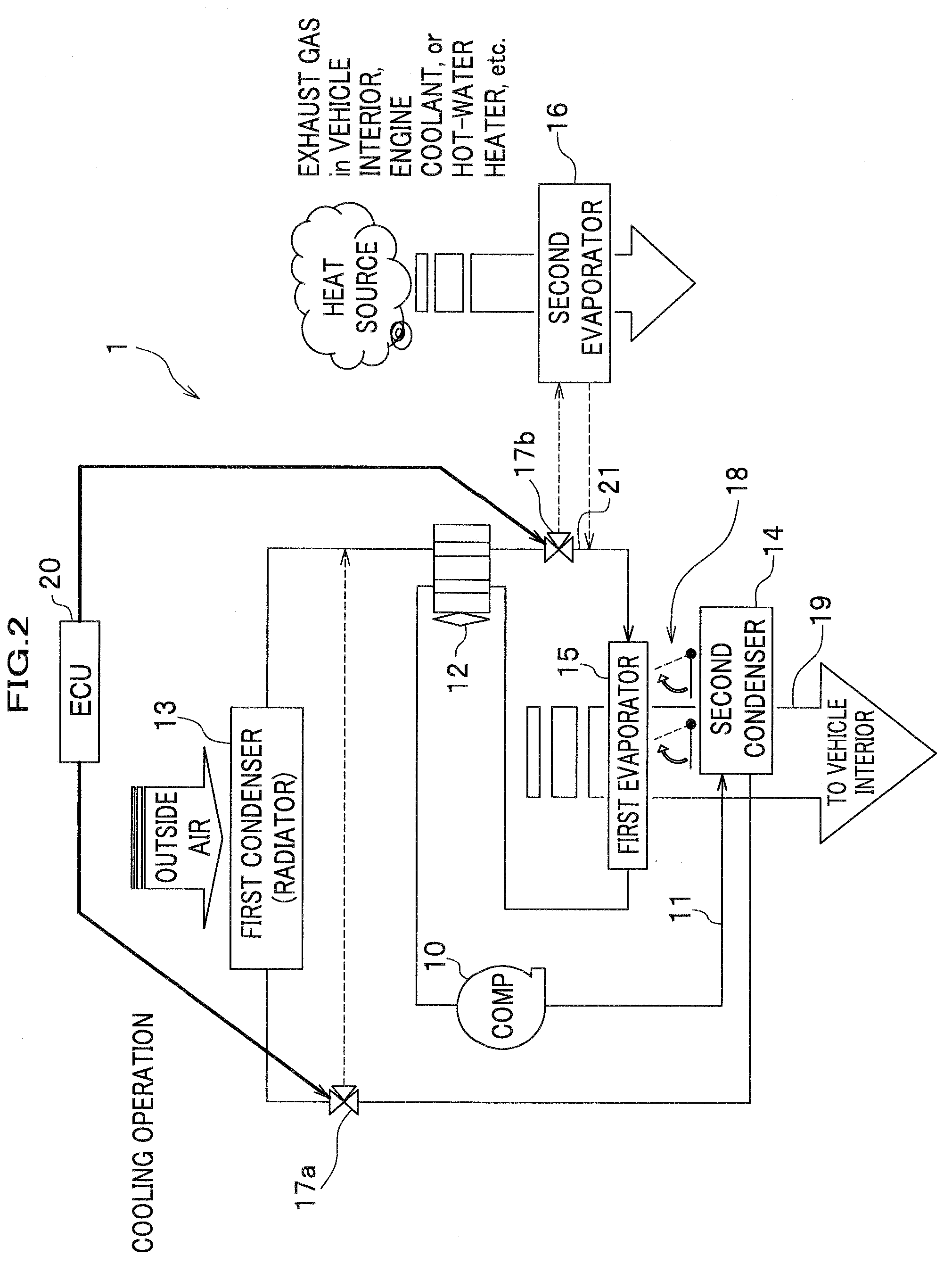 Vehicle air-conditioning system