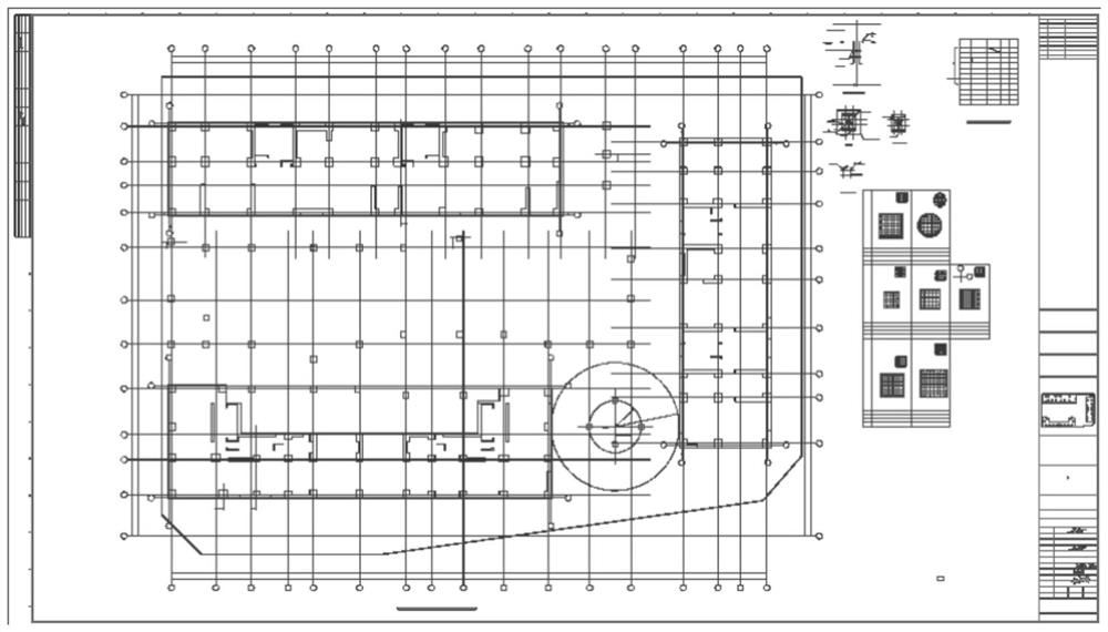 Structural professional column attribute identification method based on combination of traditional image processing and deep learning