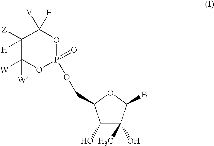 Novel 2'-c-methyl and 4'c-methyl nucleoside derivatives