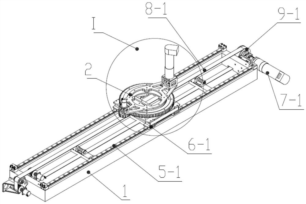 A multi-degree-of-freedom rotating mechanical claw gripping device based on a cross sliding table