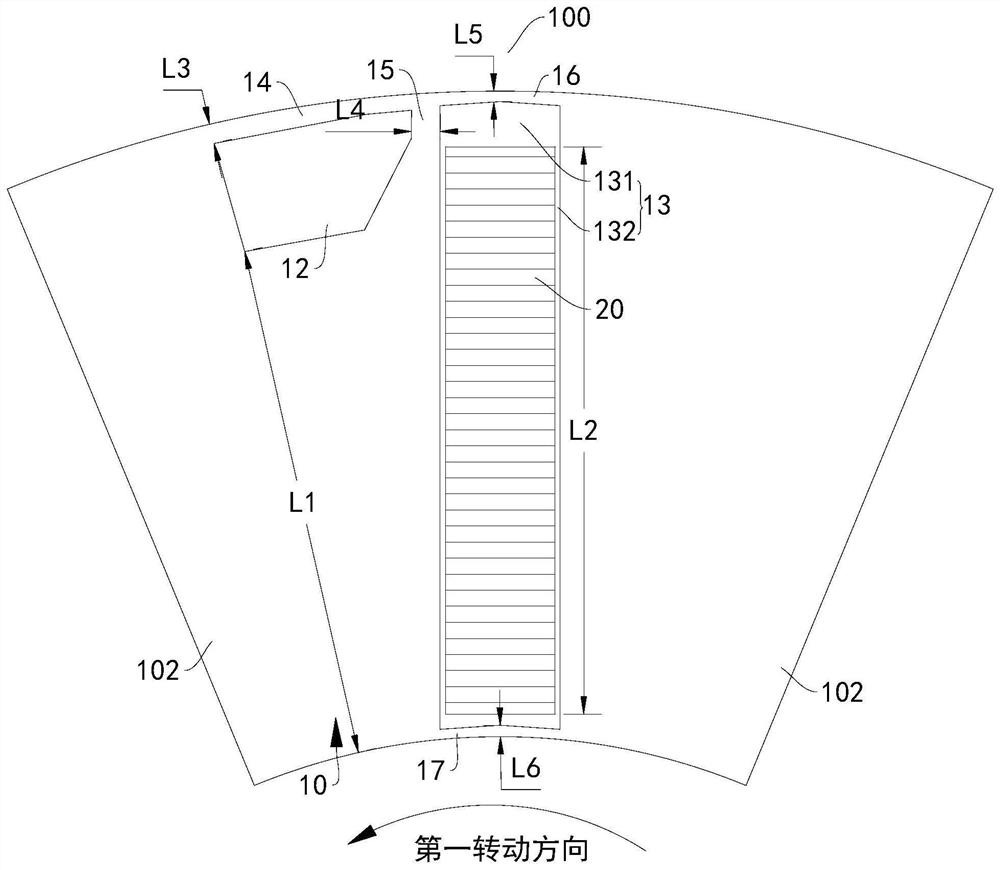 Rotor of motor, driving motor and vehicle