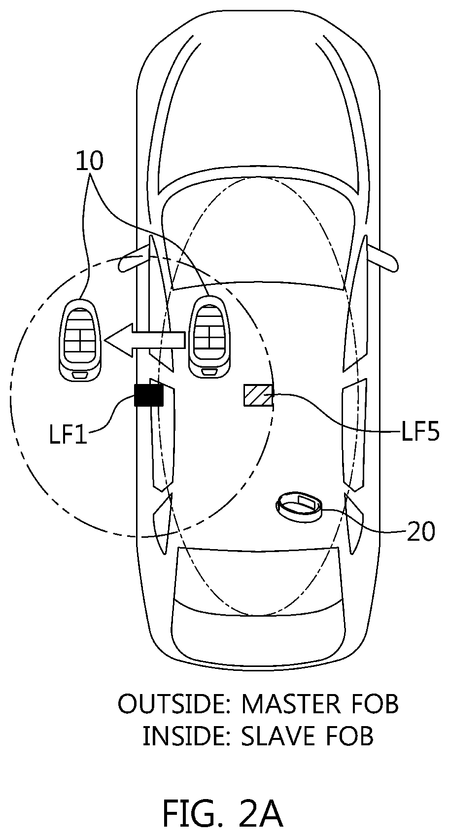Rear occupant alert method and vehicle fob device using the same