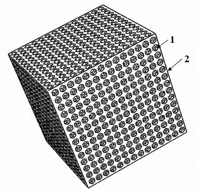 Porous magnesium alloy three-dimensional reinforced absorbable medical compound material and preparation method thereof