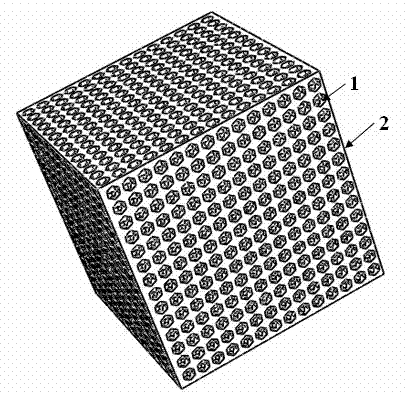 Porous magnesium alloy three-dimensional reinforced absorbable medical compound material and preparation method thereof