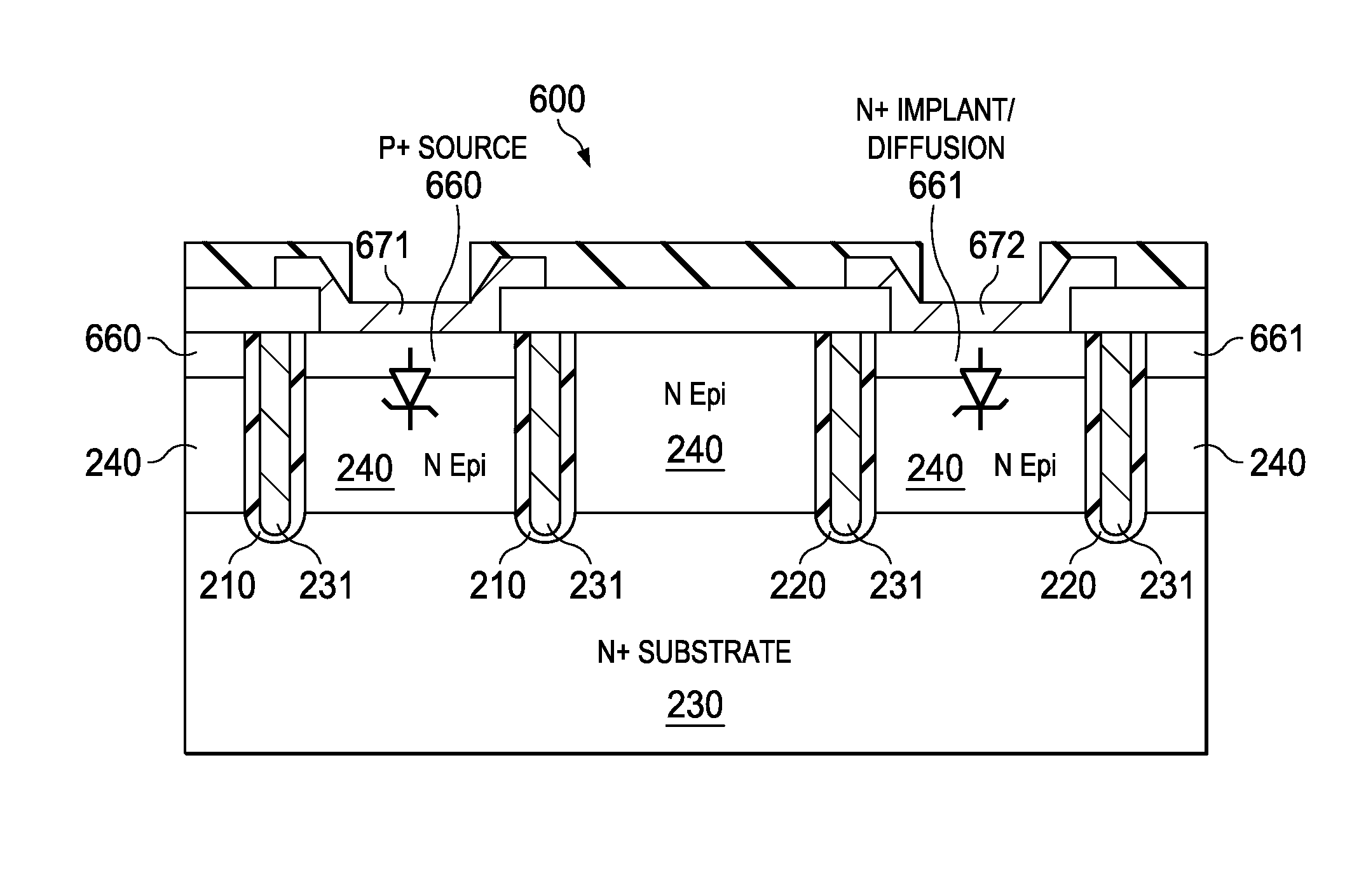 Semiconductor diode assembly