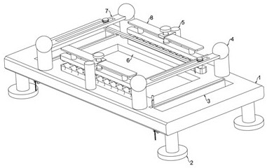 A cut-to-length device for household textile thin cloth production