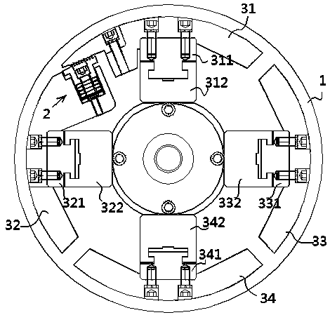 A double-clamping coiling device for cold-rolled narrow steel strip