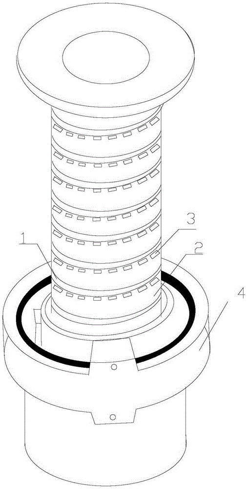 Self-assembled spiral elevator