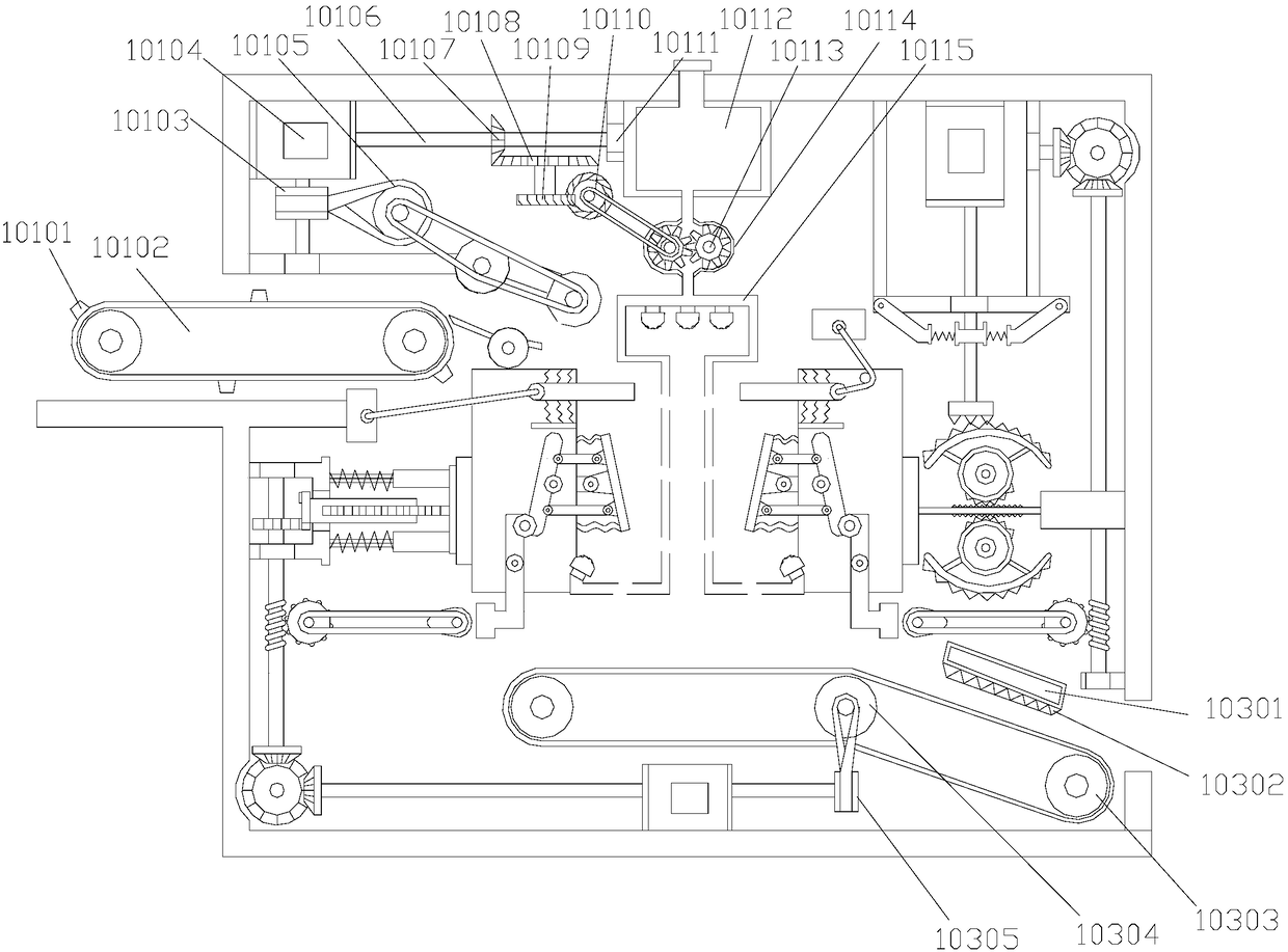 Wood paint spraying device with uniform paint spraying function