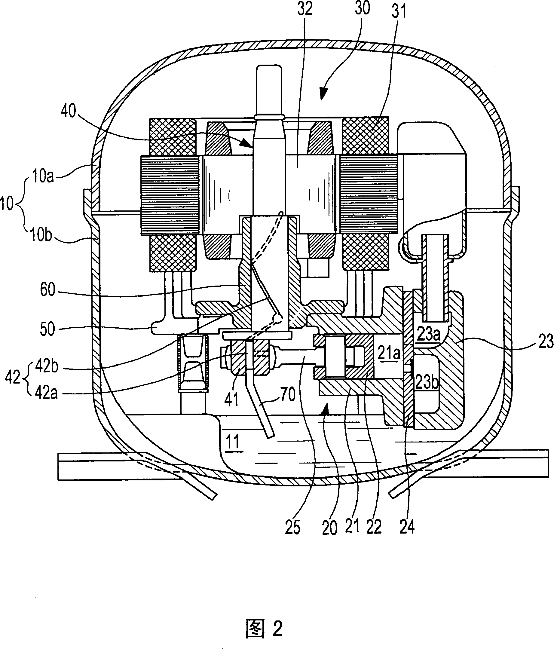 Sealing type compressor
