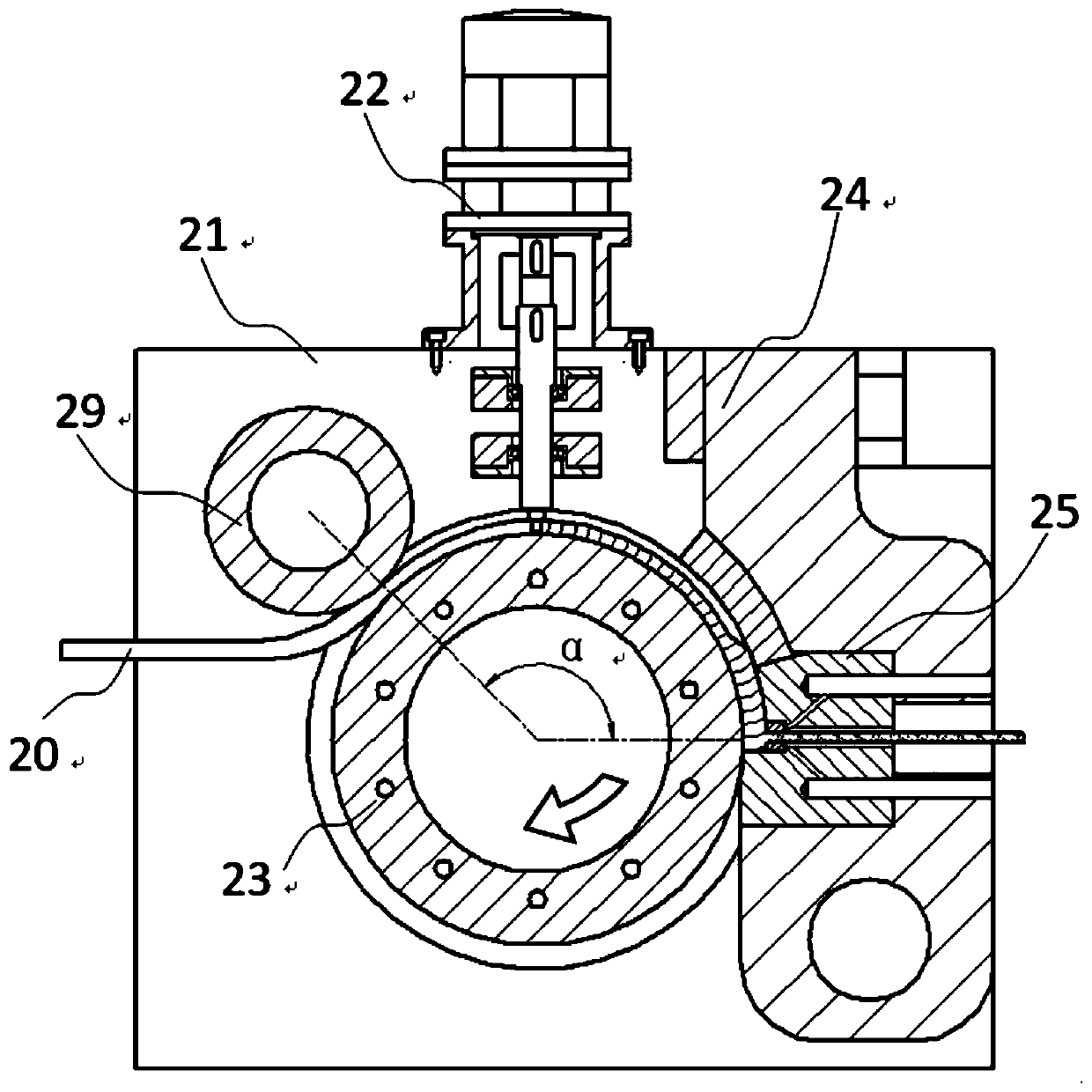 Continuous friction stir and extrusion production method for metal matrix composite and production device thereof