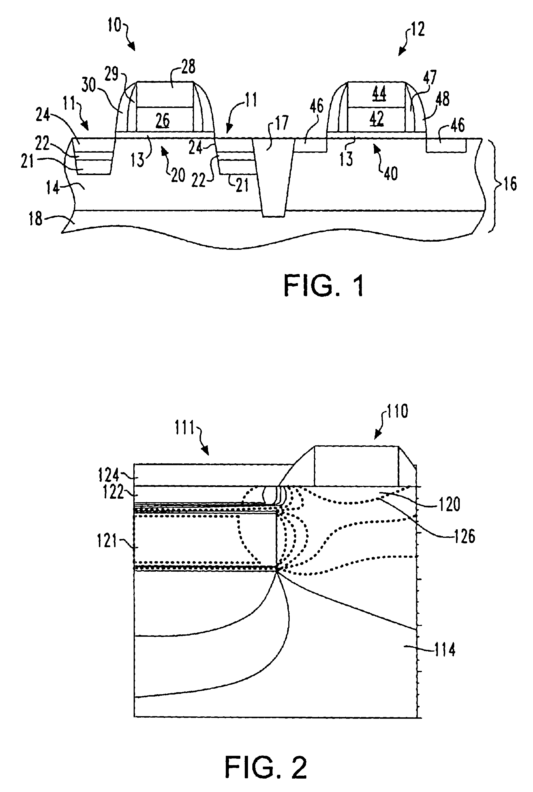 Structure and method of making strained semiconductor CMOS transistors having lattice-mismatched semiconductor regions underlying source and drain regions