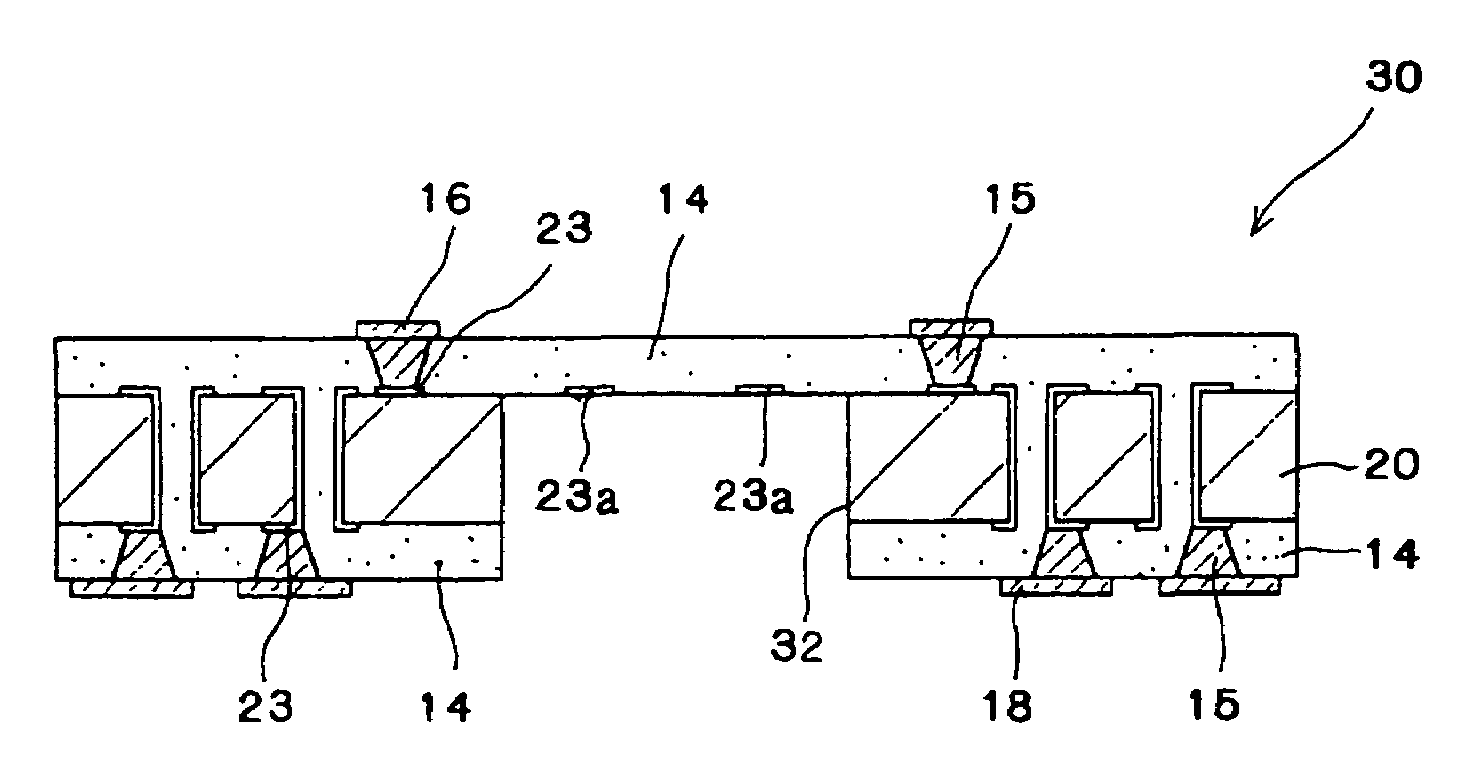 Method for forming component mounting hole in semiconductor substrate