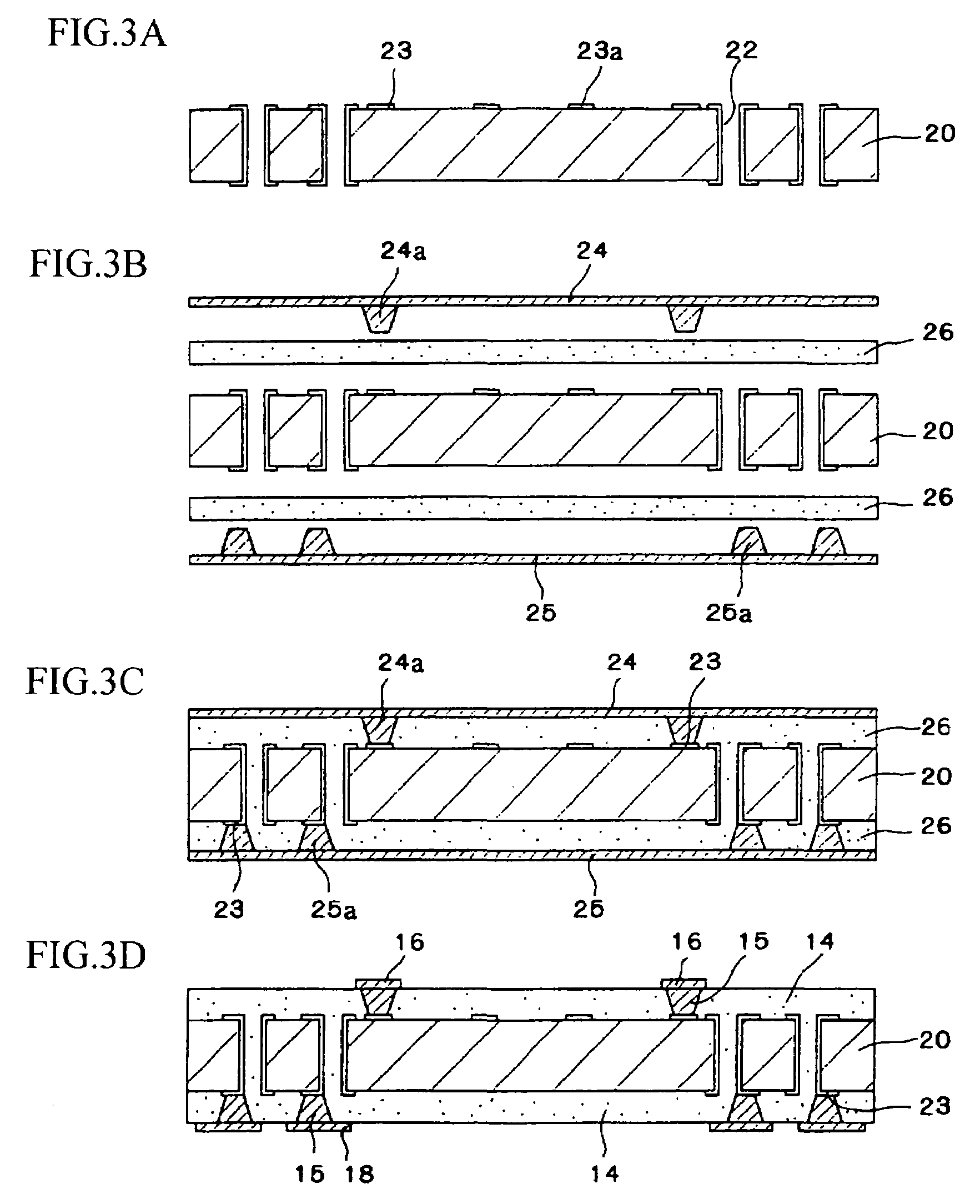 Method for forming component mounting hole in semiconductor substrate