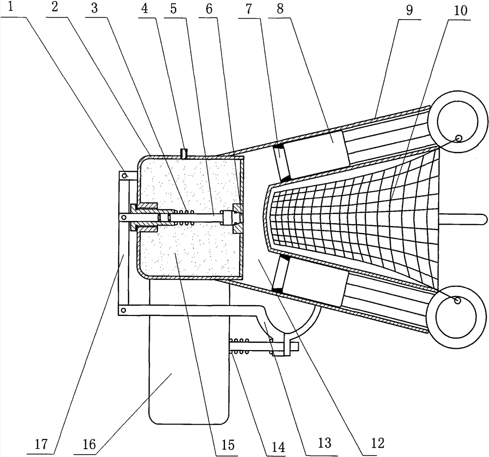 Recycle method of returning bin under condition of high sea state