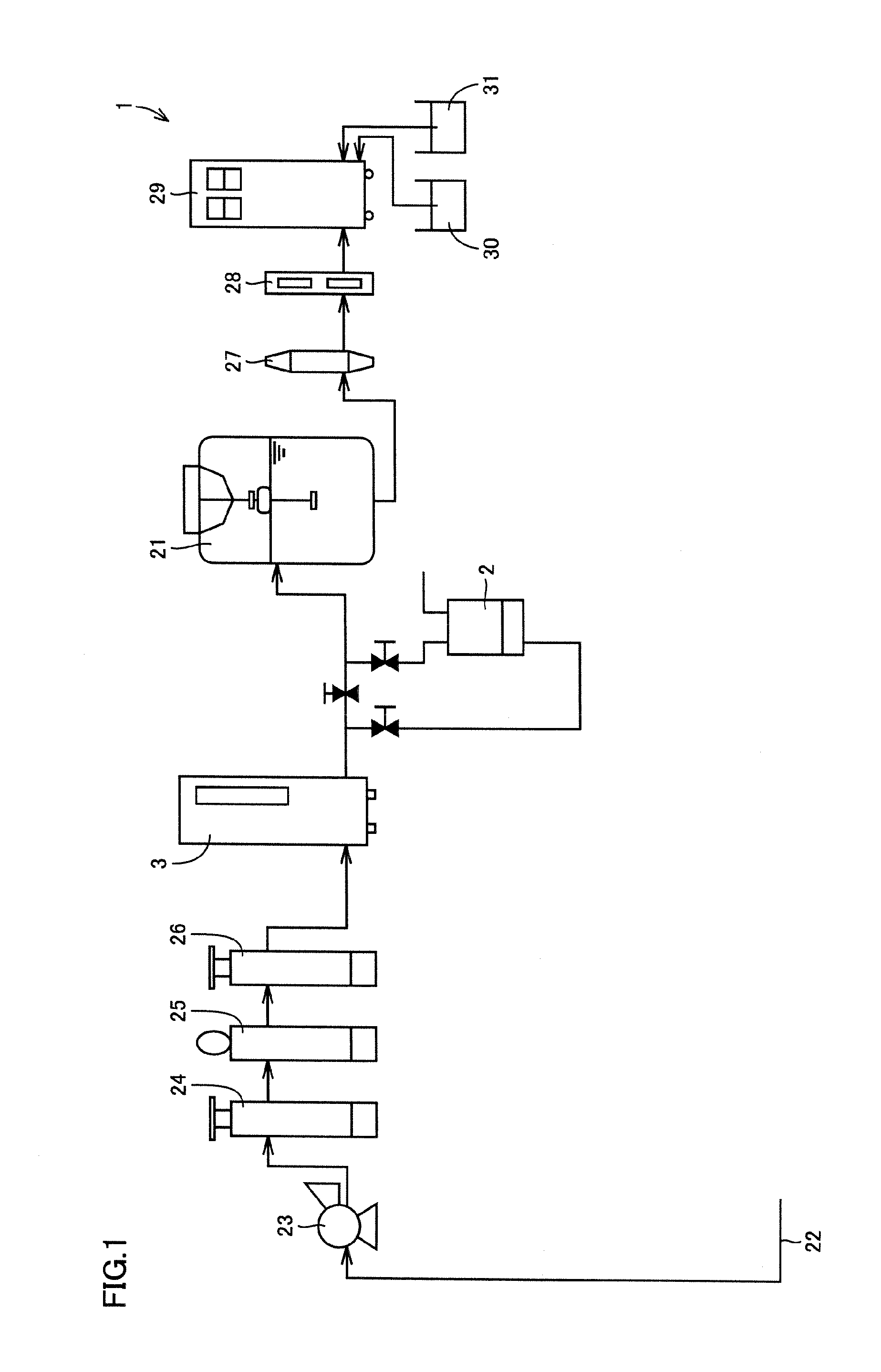 Apparatus for producing water for preparation of dialysis solution
