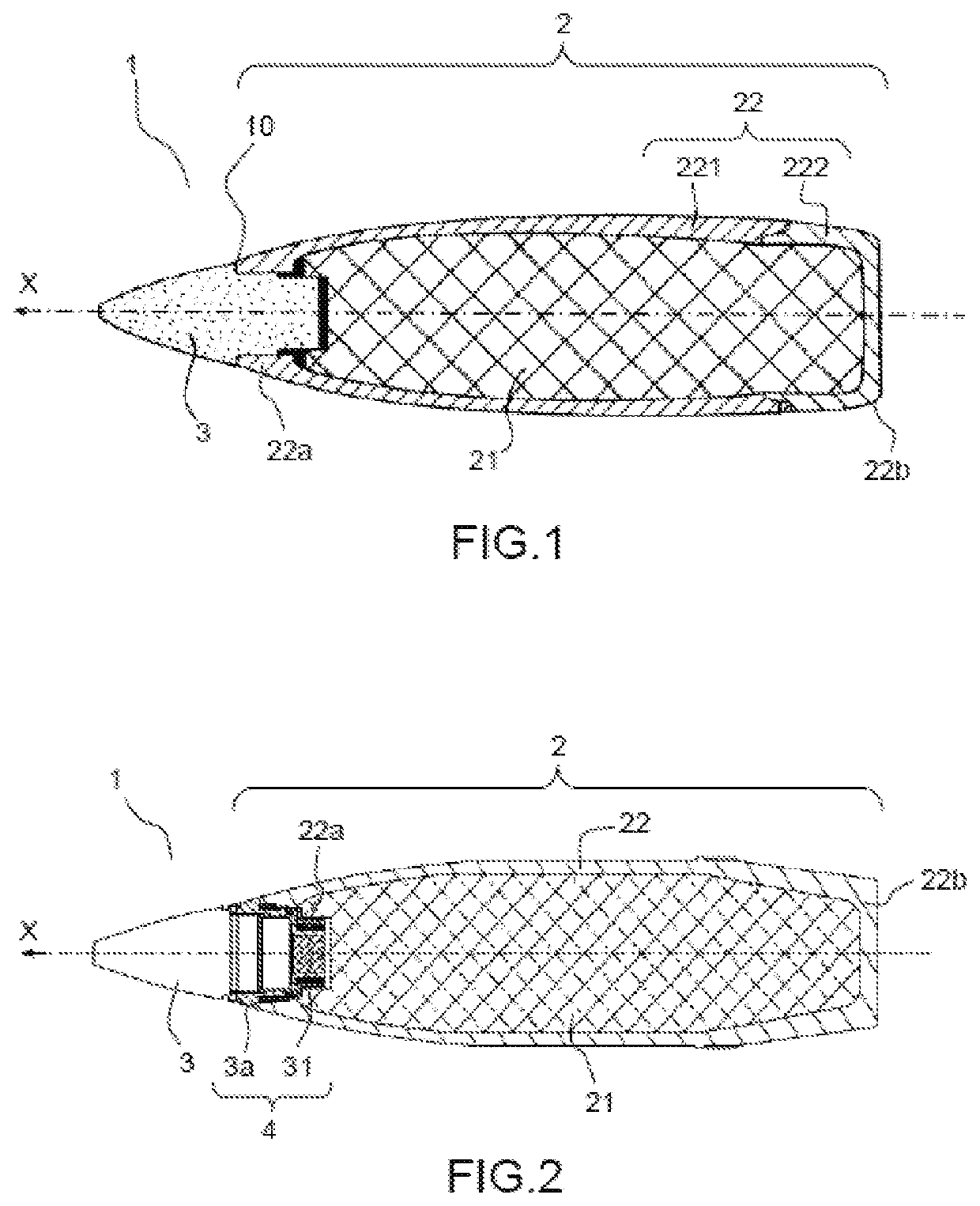 Device for venting an explosive charge and munition equipped with such a device