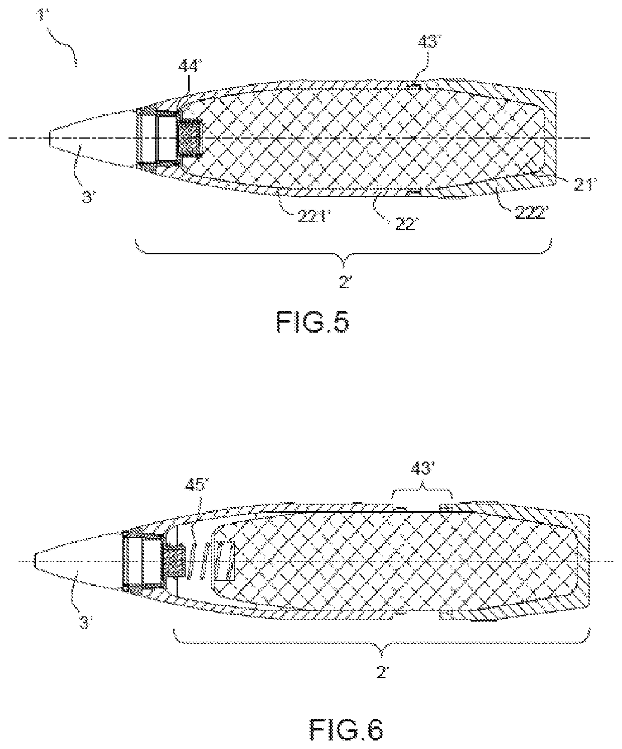 Device for venting an explosive charge and munition equipped with such a device