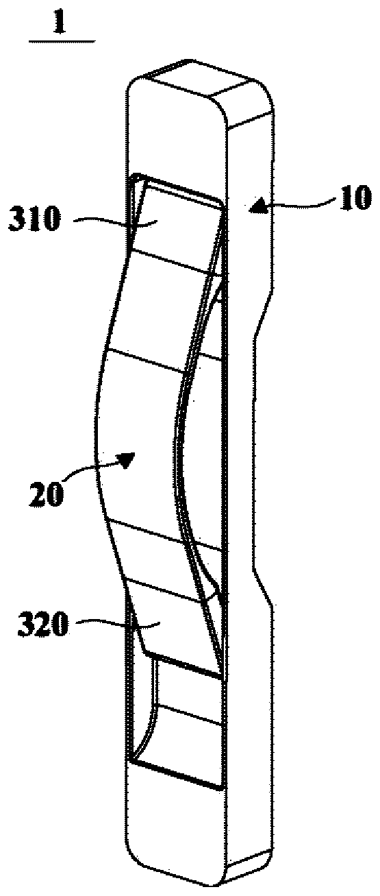 Handle assembly for refrigerating and freezing devices and refrigerating and freezing devices