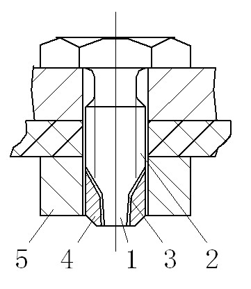 Method for preventing lock bolt from loosening and lock bolt assembly