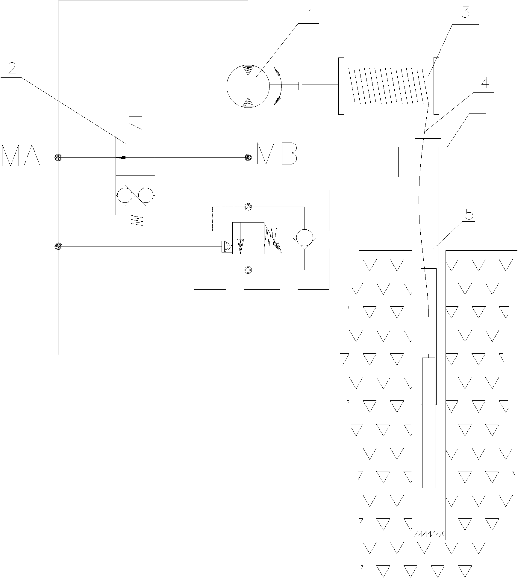 Method and device for controlling over-relaxation of wire rope in floating of winch