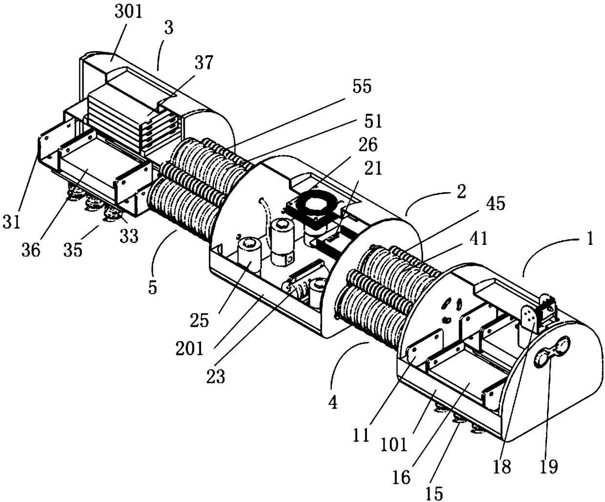 Pneumatic Soft Motion Robot Based on the Principle of Earthworm Movement