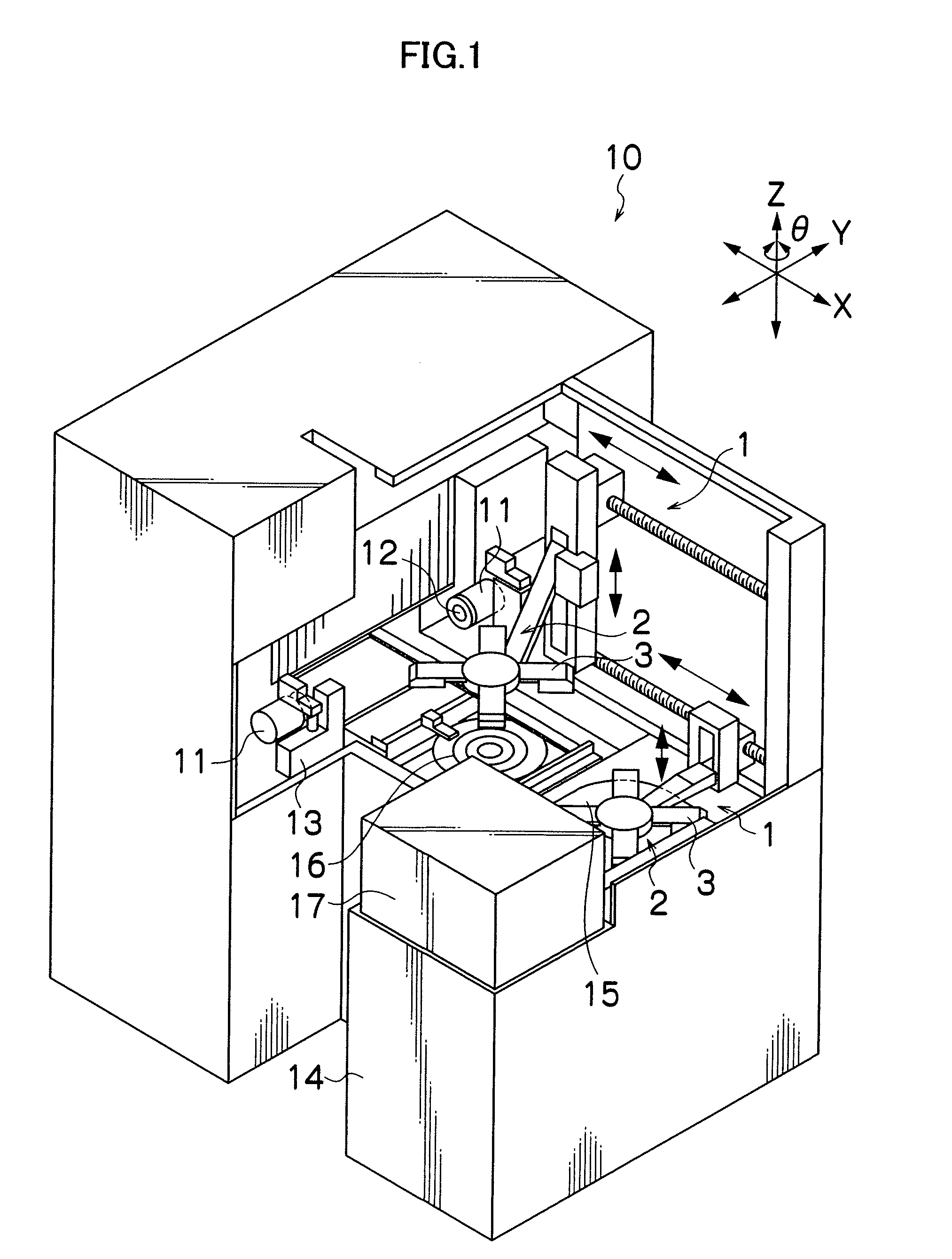 Work transfer device and method of transferring work