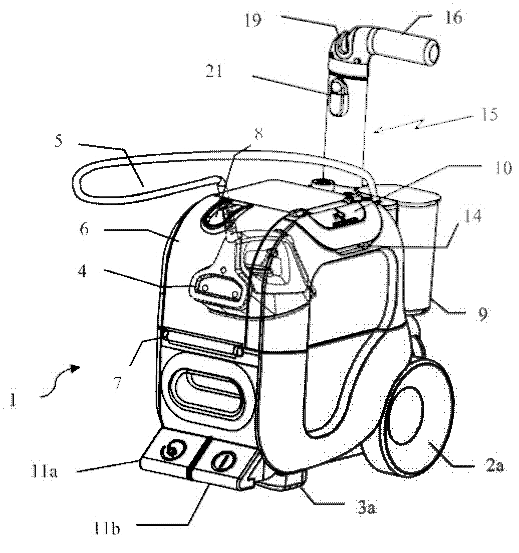 Ironing apparatus comprising an iron and a steam-generating base provided with a cord-guiding device