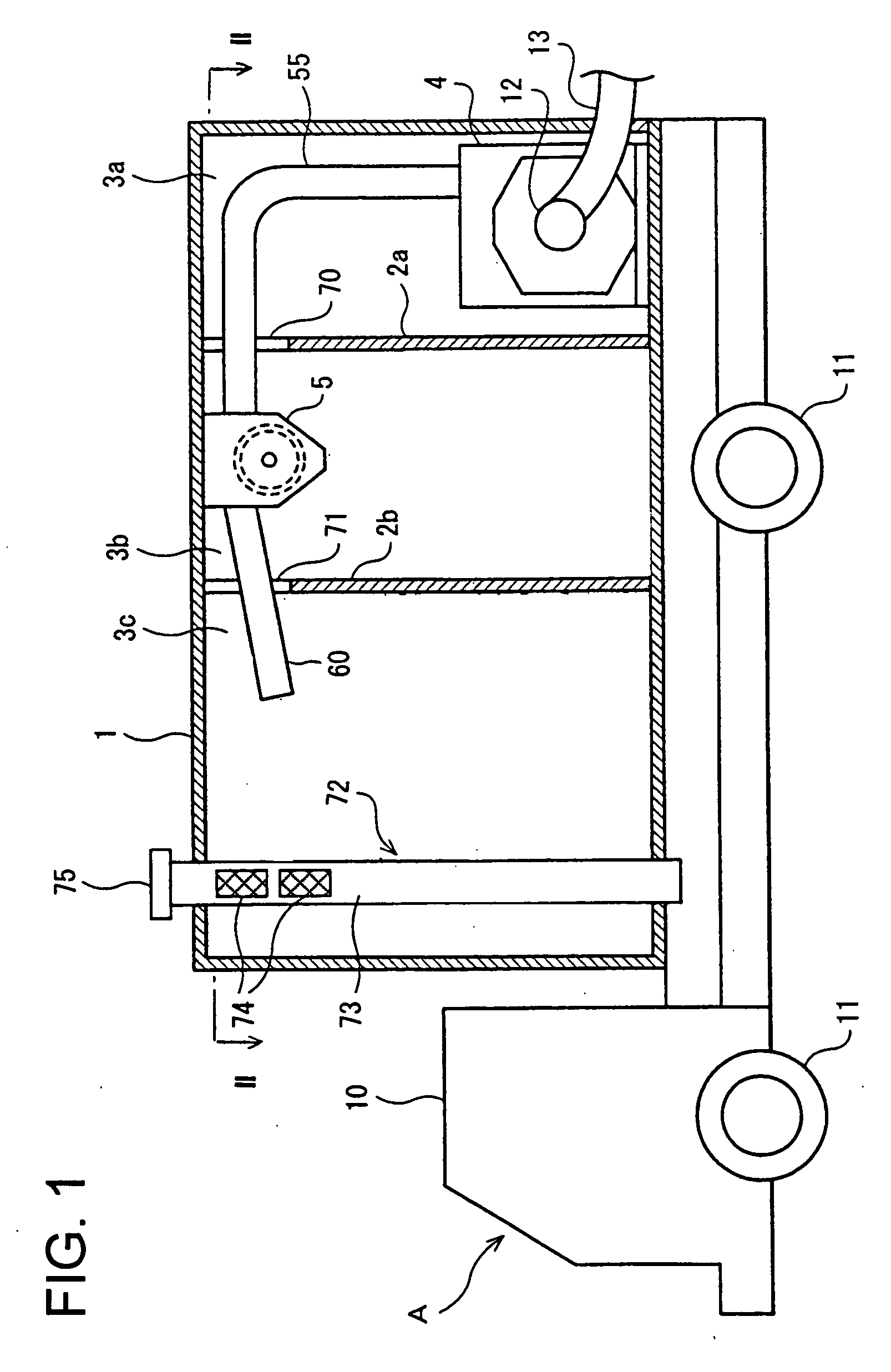 Empty can processing vehicle