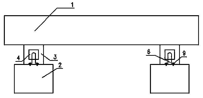 Bridge-rubber-pad limiting energy dissipation device