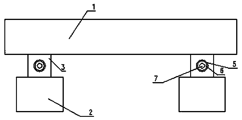 Bridge-rubber-pad limiting energy dissipation device