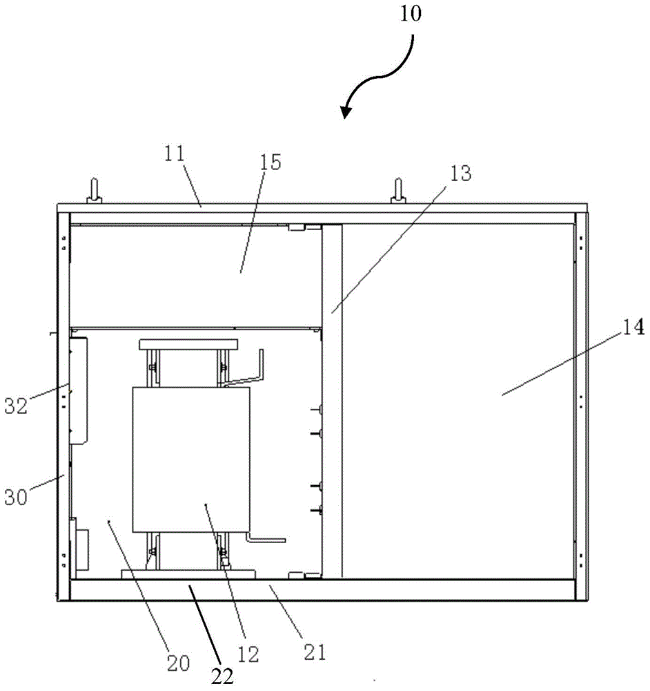 Cooling cabinets for frequency converters