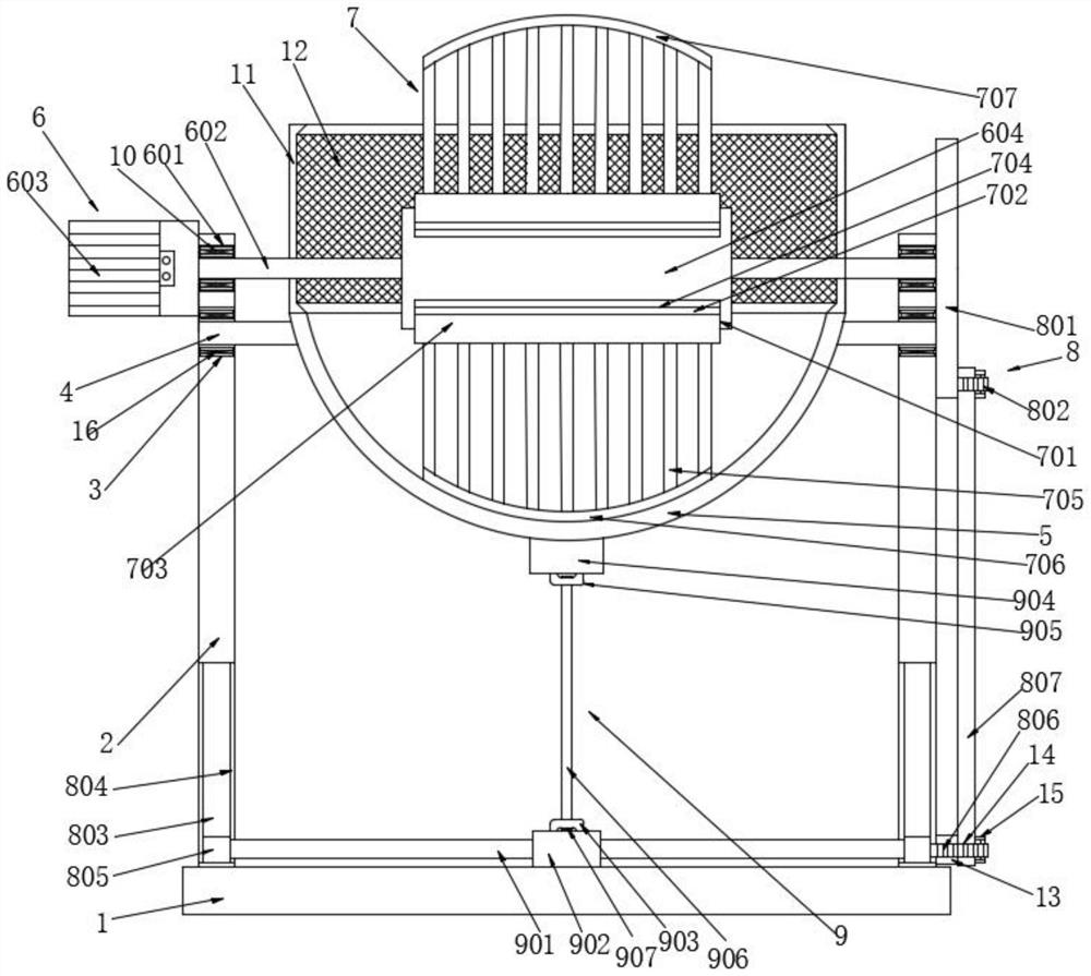 High-automation strip-shaped tea intelligent stir-frying equipment