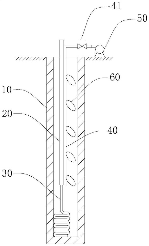 VSP optical cable descending device, oil and gas exploration system and descending method