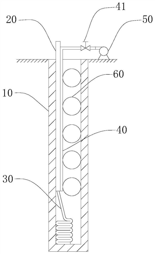 VSP optical cable descending device, oil and gas exploration system and descending method