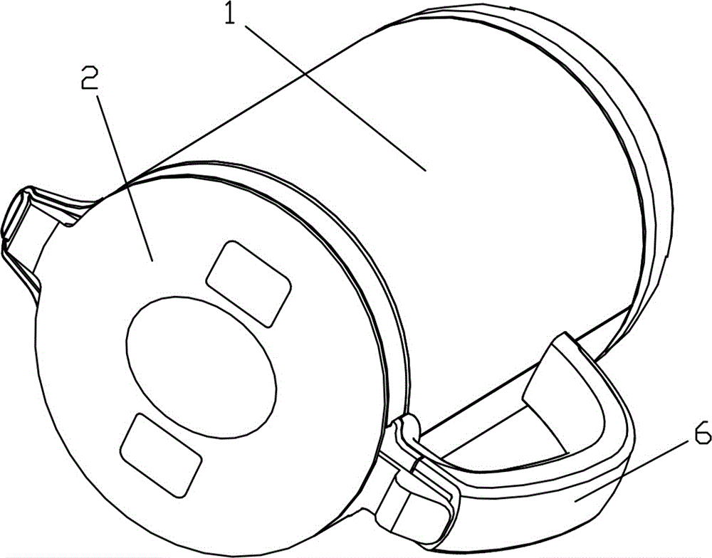 A safe anti-overflow electric kettle