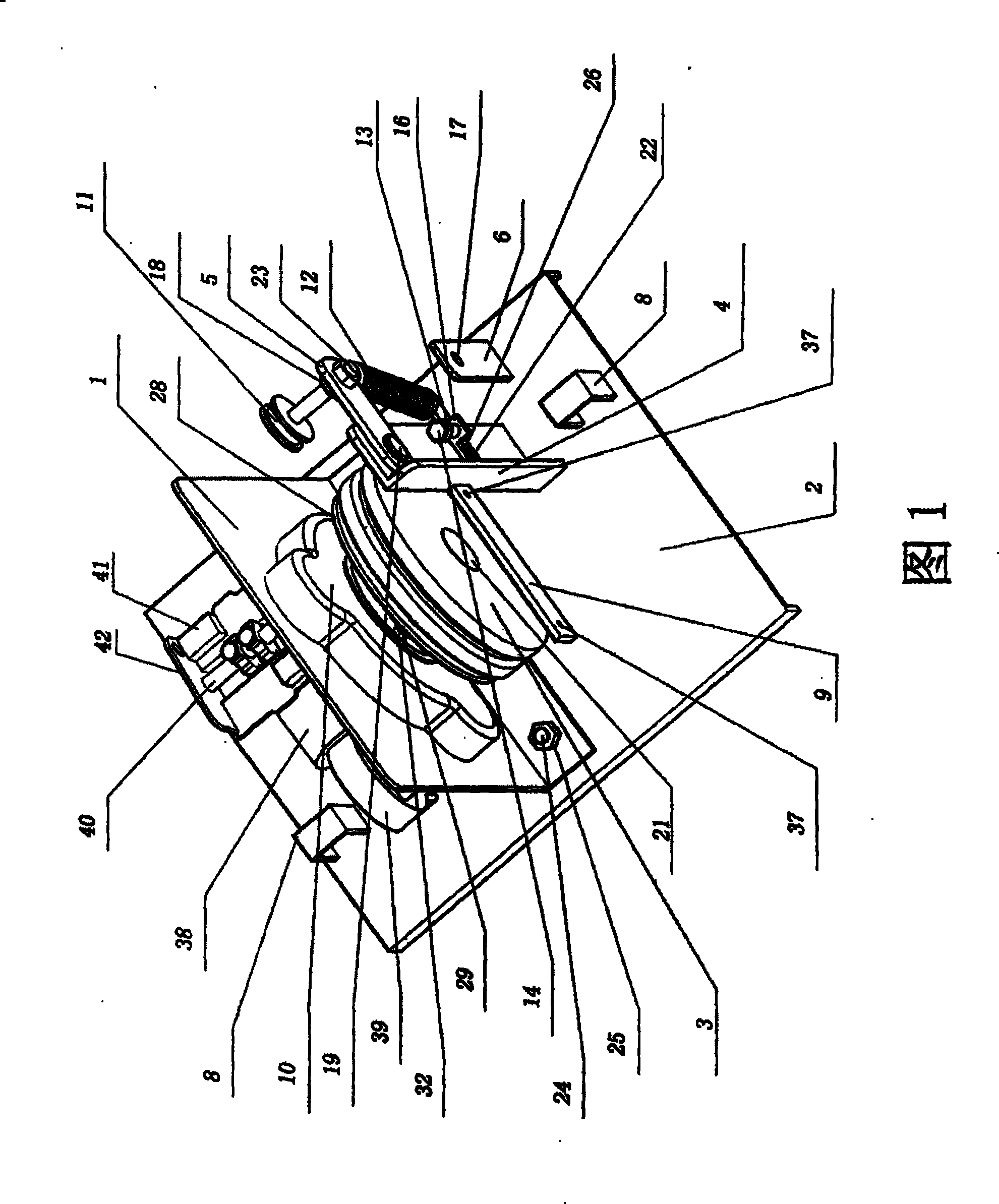 An external flag staff lifter