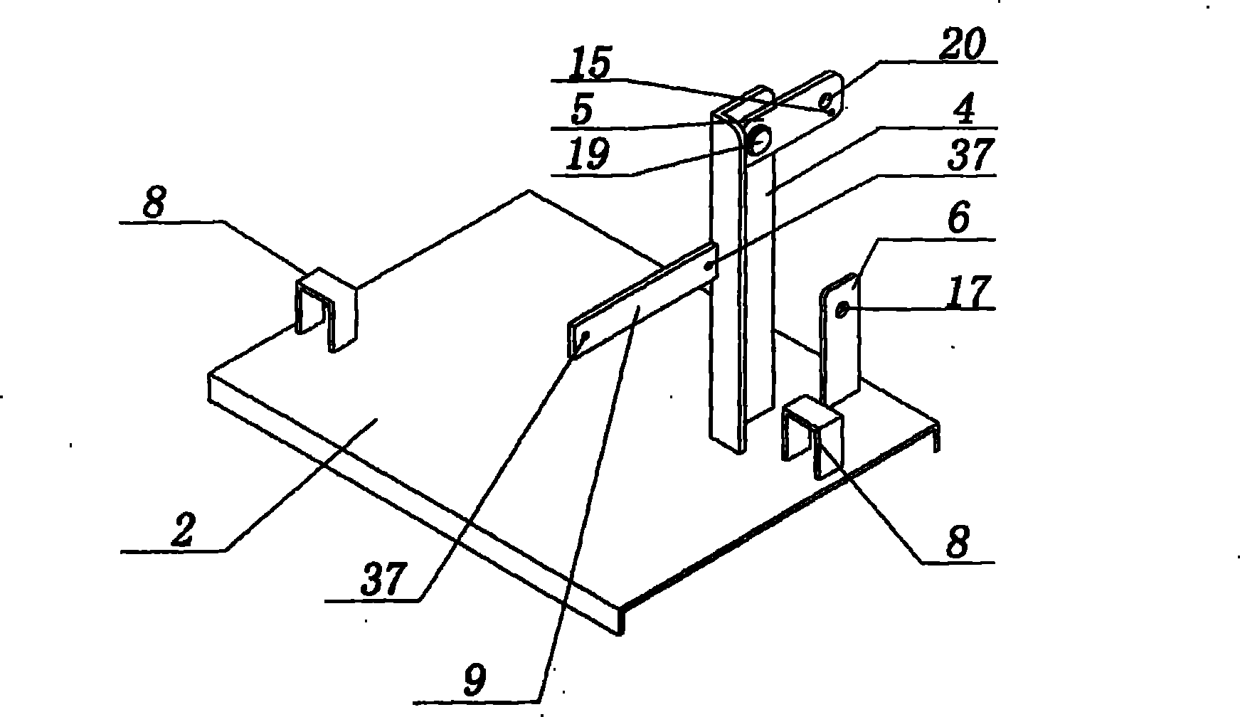 An external flag staff lifter