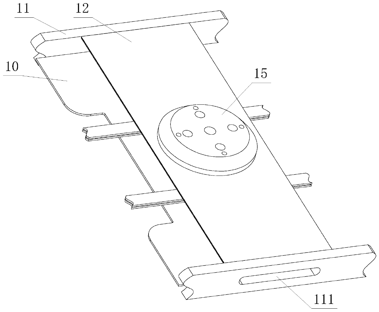 A material stabilization device and its online detection system