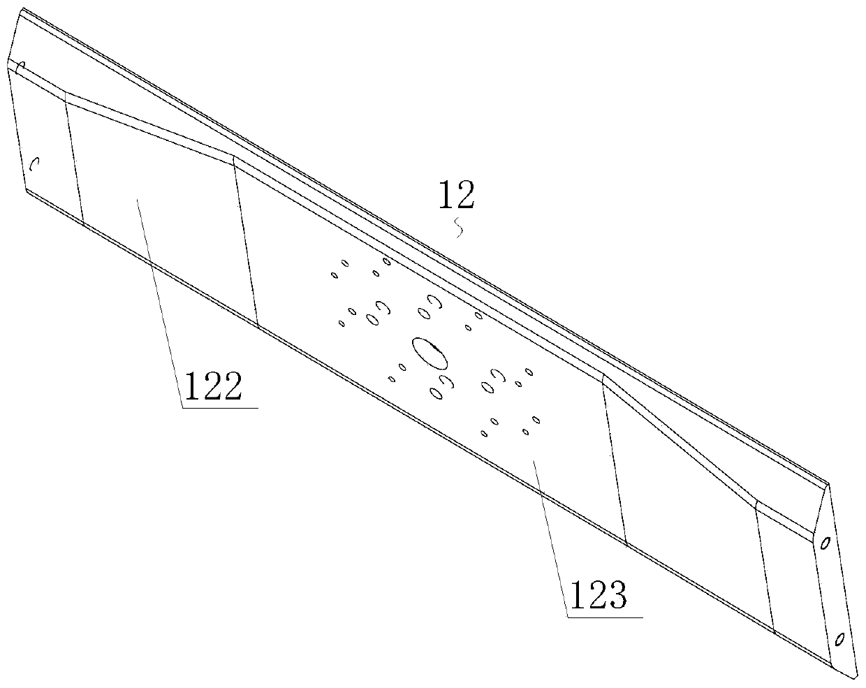 A material stabilization device and its online detection system