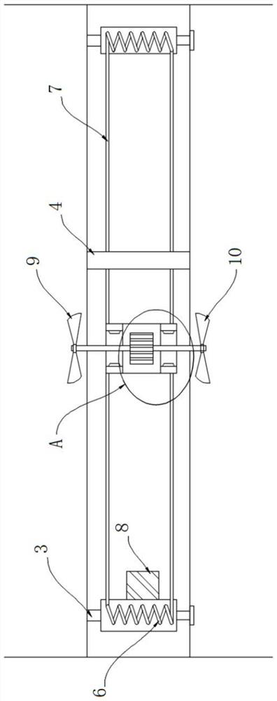 High-rise air exchange window capable of switching temperature