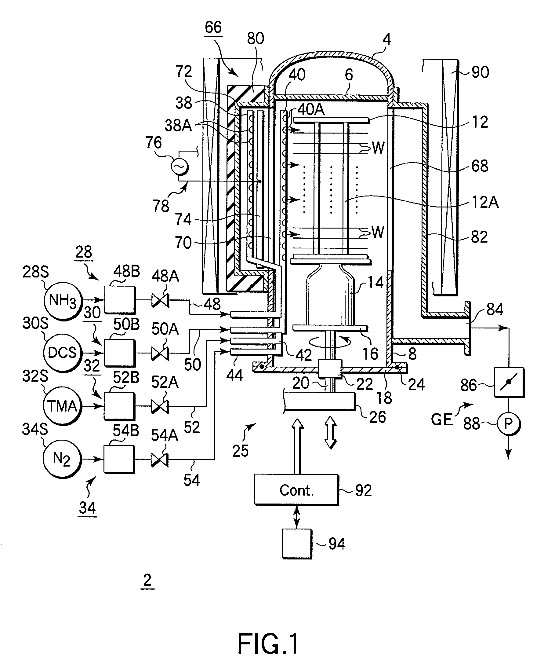 Film formation method and apparatus for forming silicon-containing insulating film doped with metal