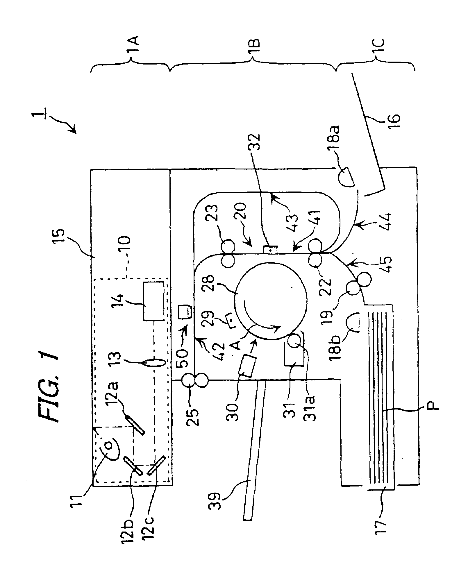 Image forming apparatus for monochromatic and color image formation