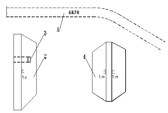 Method and structure for providing downstream ecological flow after gate locking of stream guidance water release structure