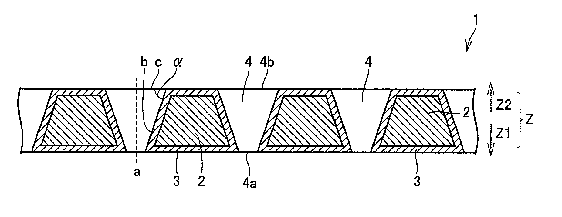 Diamond electrode, method for producing same, and electrolytic cell