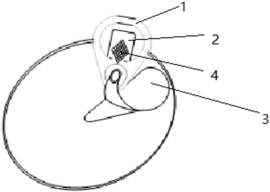 Pull ring type ring-pull cover and ring-pull can