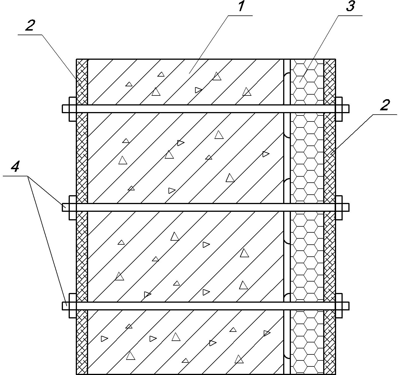 Fiber-reinforced plaster-free dismantle-free integrated heat-preservation template and exterior wall heat-preservation construction process
