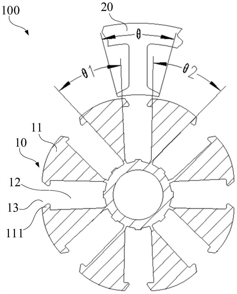 Permanent magnet synchronous motor and washing machine