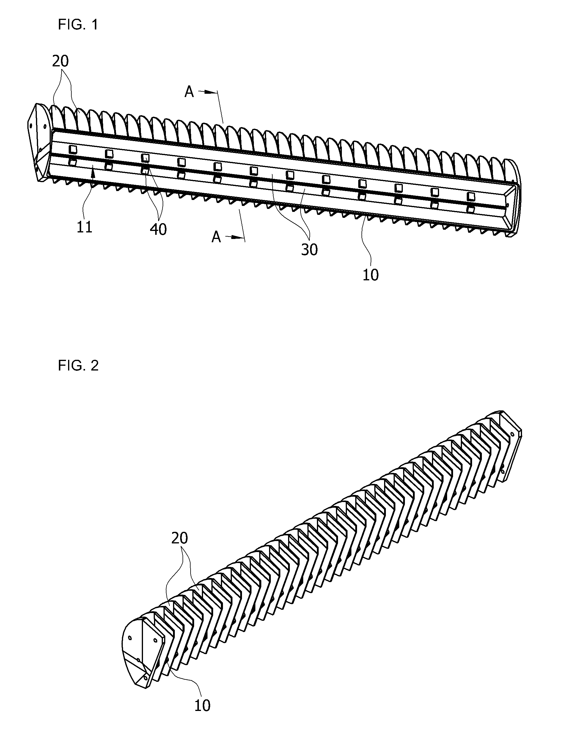 LED lighting module and lighting device using the module