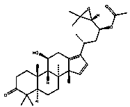 A kind of triterpenoid compound extracted from Alisma and its method and application